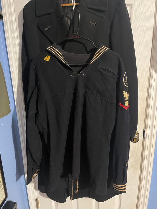 WWII U.S. Navy Seabees Uniform – Possibly Named to “D Wisnioski”