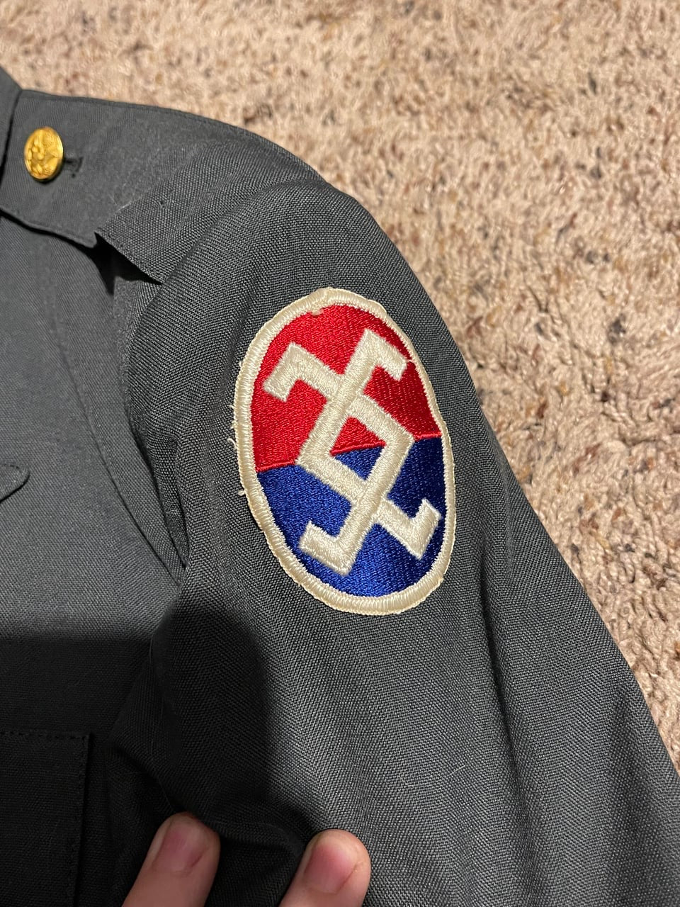 Vietnam Era U.S. Army Third Army Officer Dress Greens – Named/Unmarked