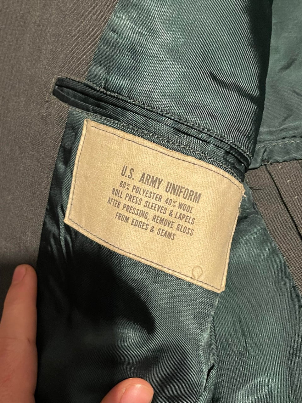 Vietnam Era U.S. Army Third Army Officer Dress Greens – Named/Unmarked