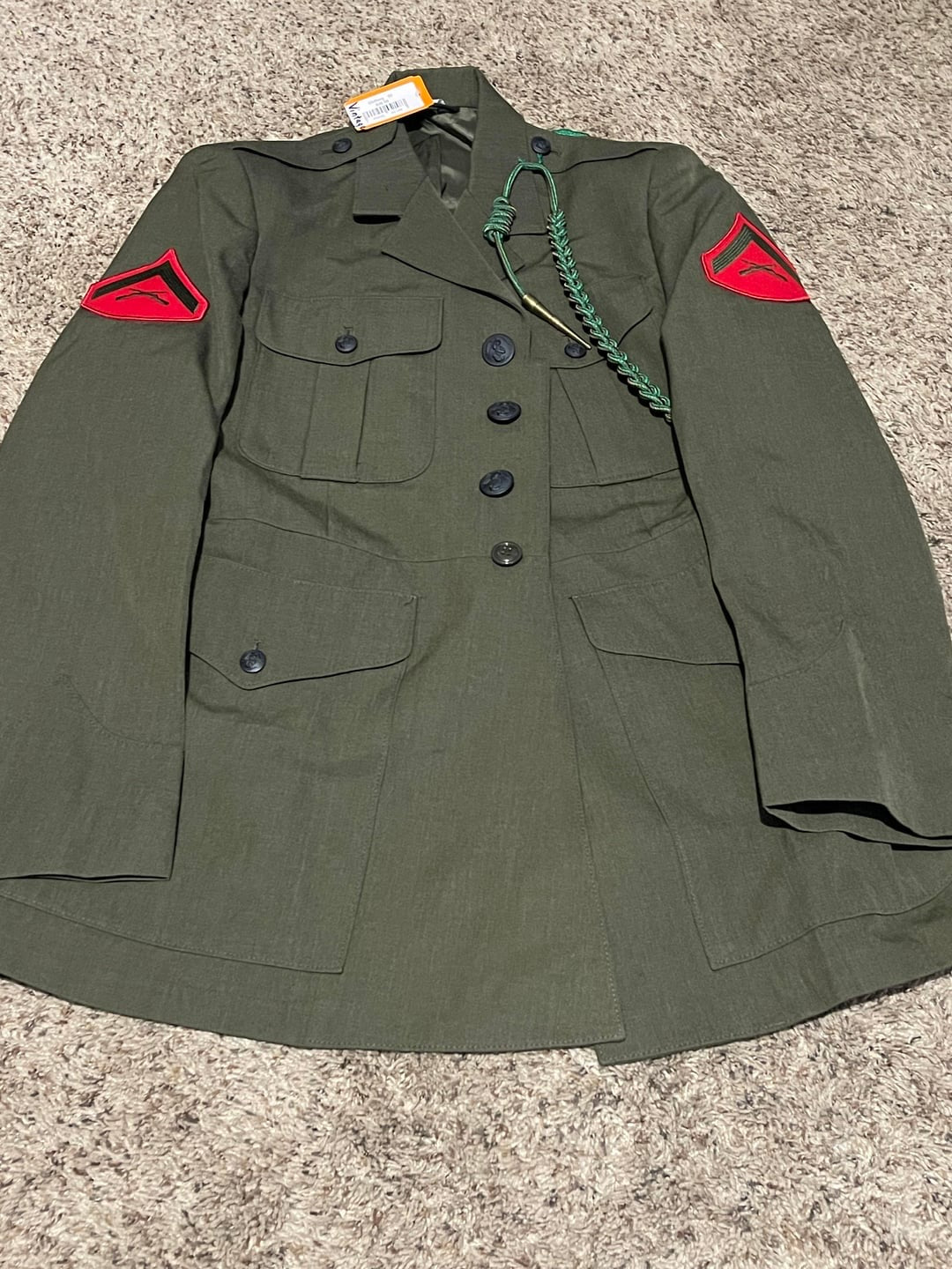 U.S. Marine Corps Dress Uniform – Named Accessories Included