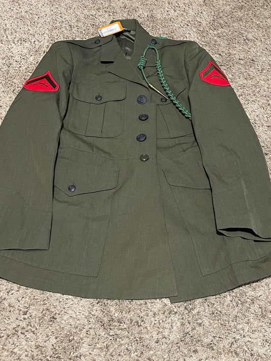 U.S. Marine Corps Dress Uniform – Named Accessories Included