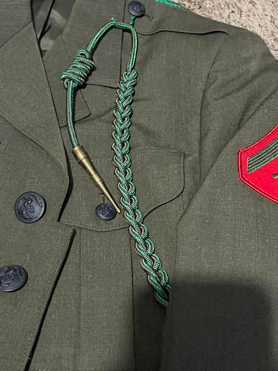 U.S. Marine Corps Dress Uniform – Named Accessories Included