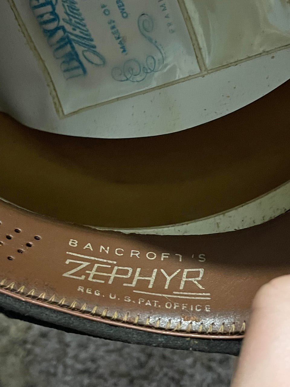 U.S. Navy Officer Visor Cap – Bancroft Maker, Mid-20th Century