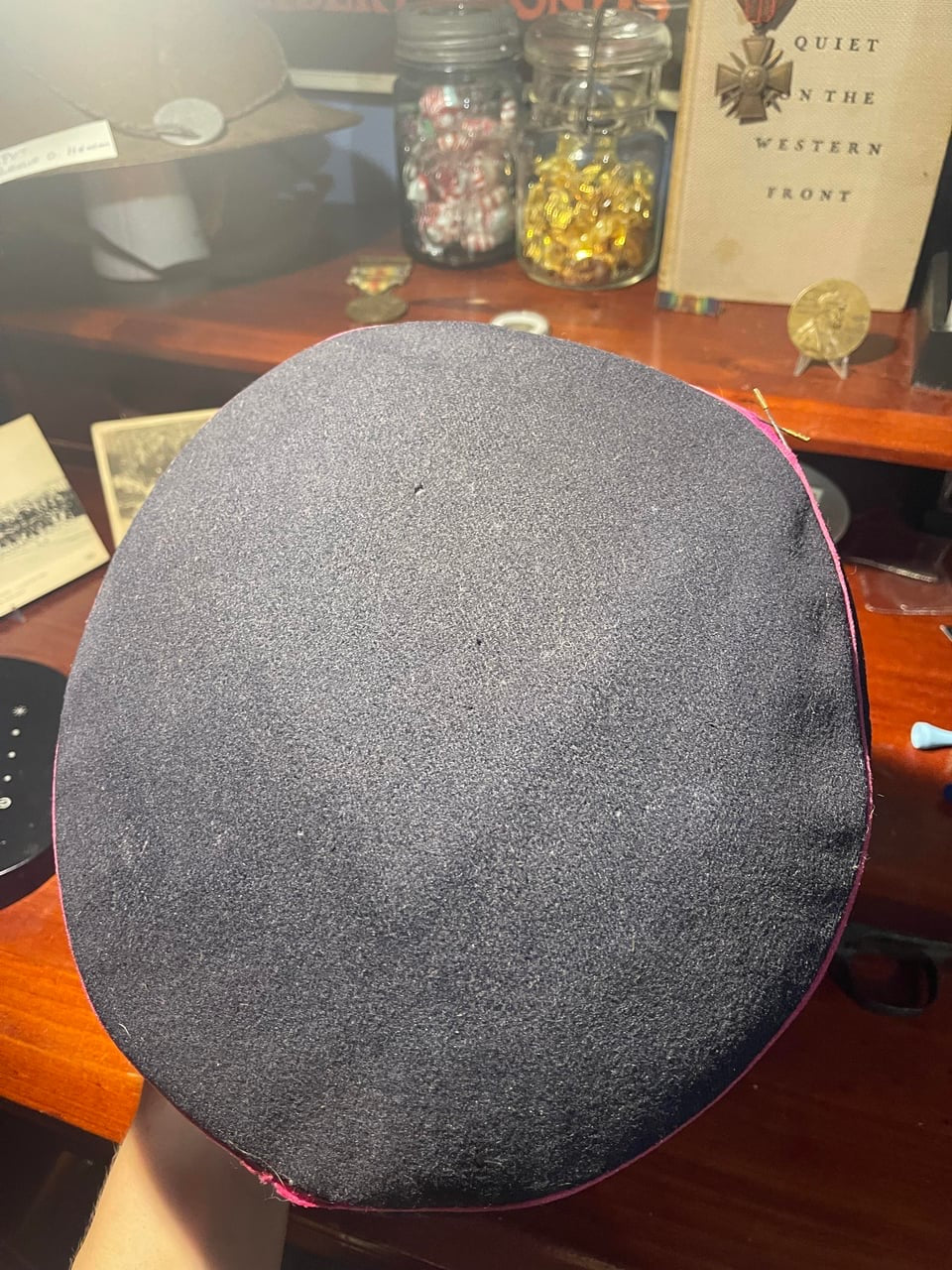 U.S. Fire Police Dress Cap – German Style with Original Insignia