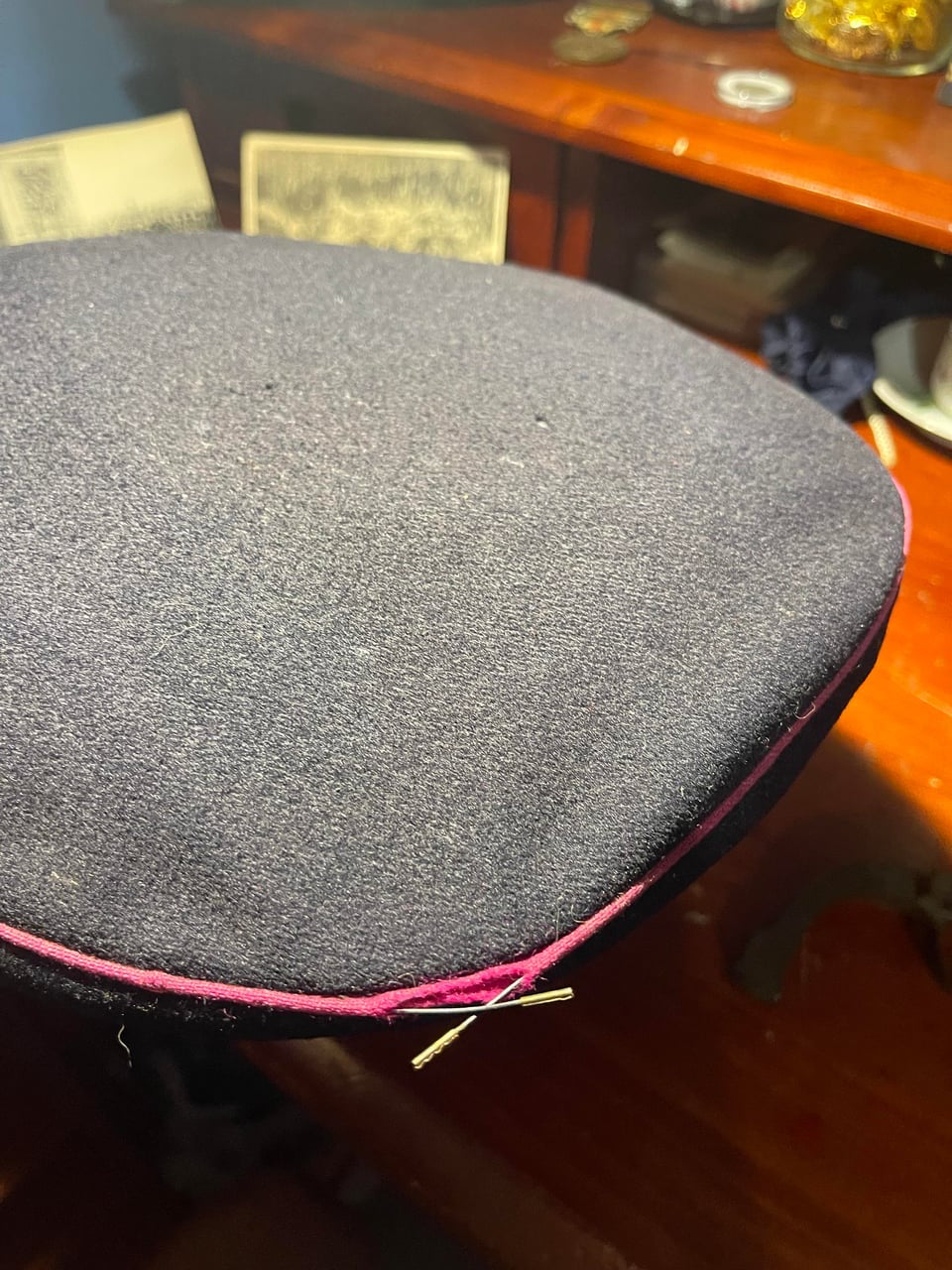 U.S. Fire Police Dress Cap – German Style with Original Insignia