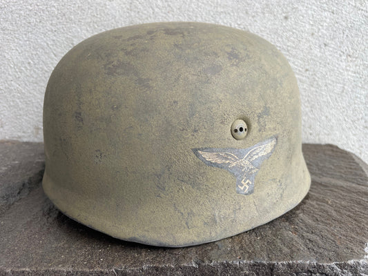 PARA M38 ET71 DESERT DAK FALLSCHIRMJAGER HELMET (Restored Example)