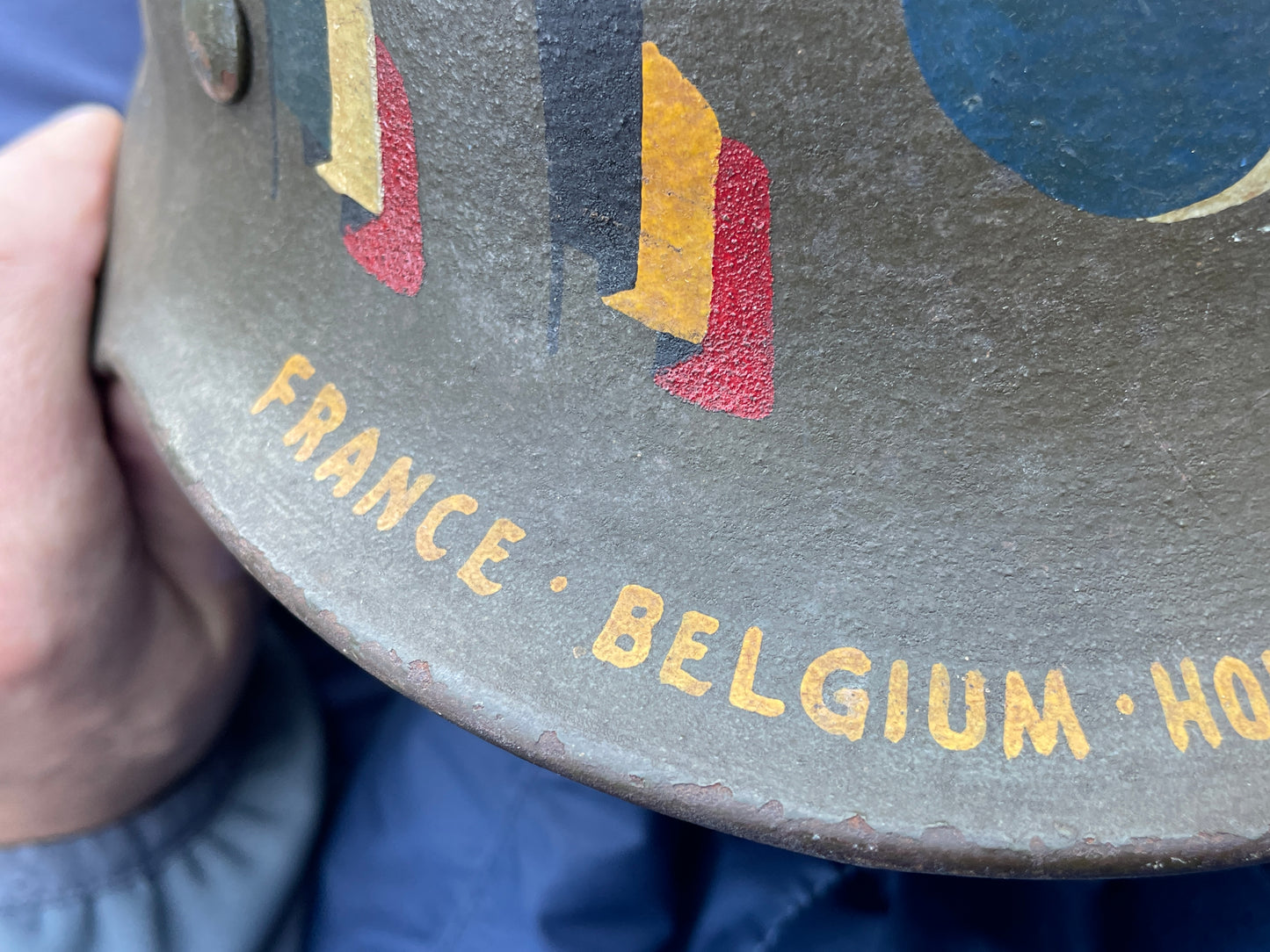 This Superb Veteran-Art M40 Q66 Luftwaffe SD Helmet