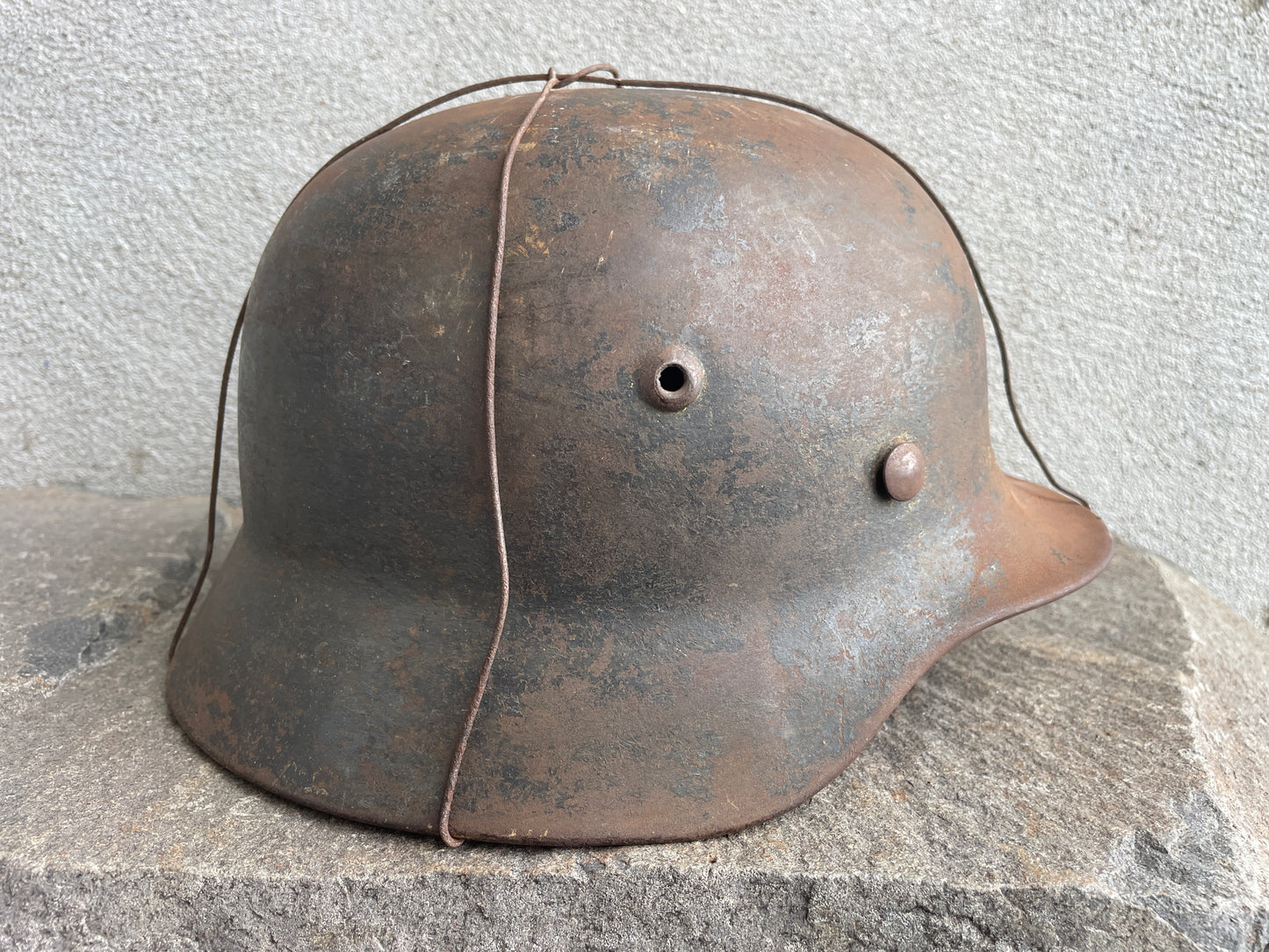 This Excellent Mid-War M40 SE62 Luftwaffe Helmet