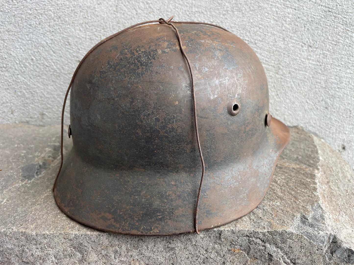 This Excellent Mid-War M40 SE62 Luftwaffe Helmet