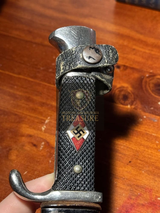 Hitlerjugend (HJ) Knife – Early SMF with Personalized Scabbard