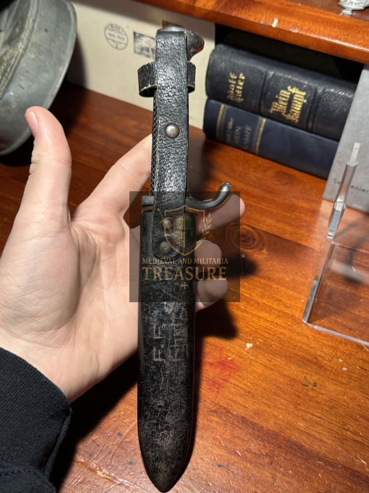 Hitlerjugend (HJ) Knife – Early SMF with Personalized Scabbard
