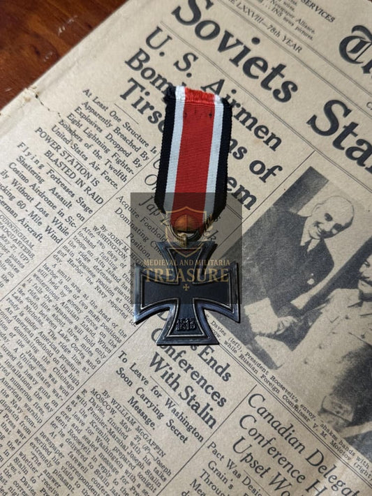 Iron Cross 2nd Class (EK2) – Maker Marked WWII