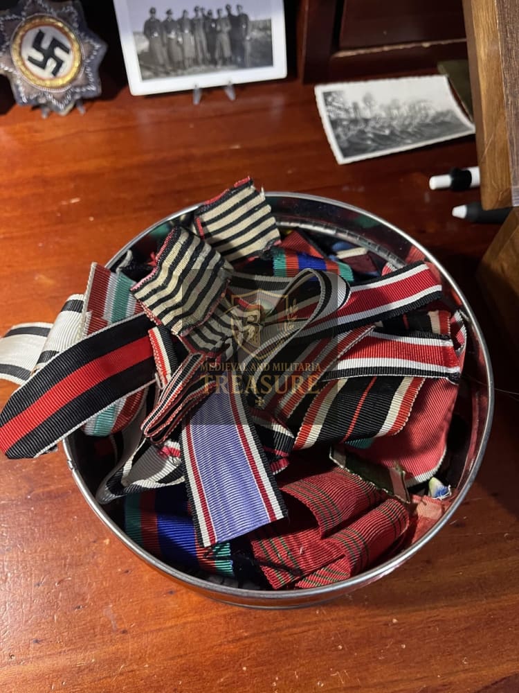 Lot of Mixed Medal Ribbons – German & International Examples