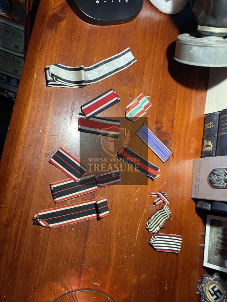 Lot of Mixed Medal Ribbons – German & International Examples