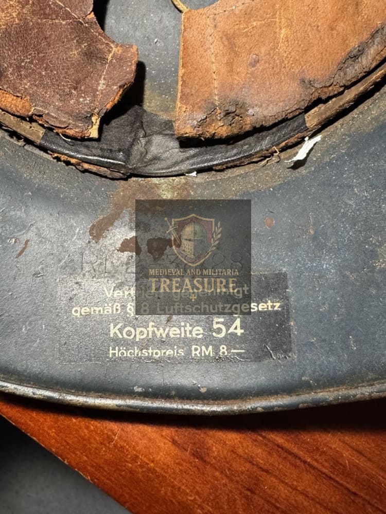 Luftschutz Gladiator Helmet – WWII German Civil Defense