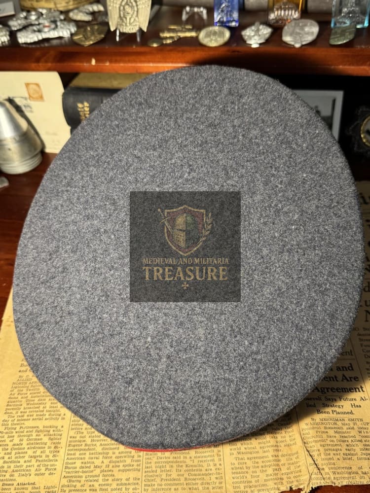 Luftwaffe Flak Visor Cap – Unit Marked WWII