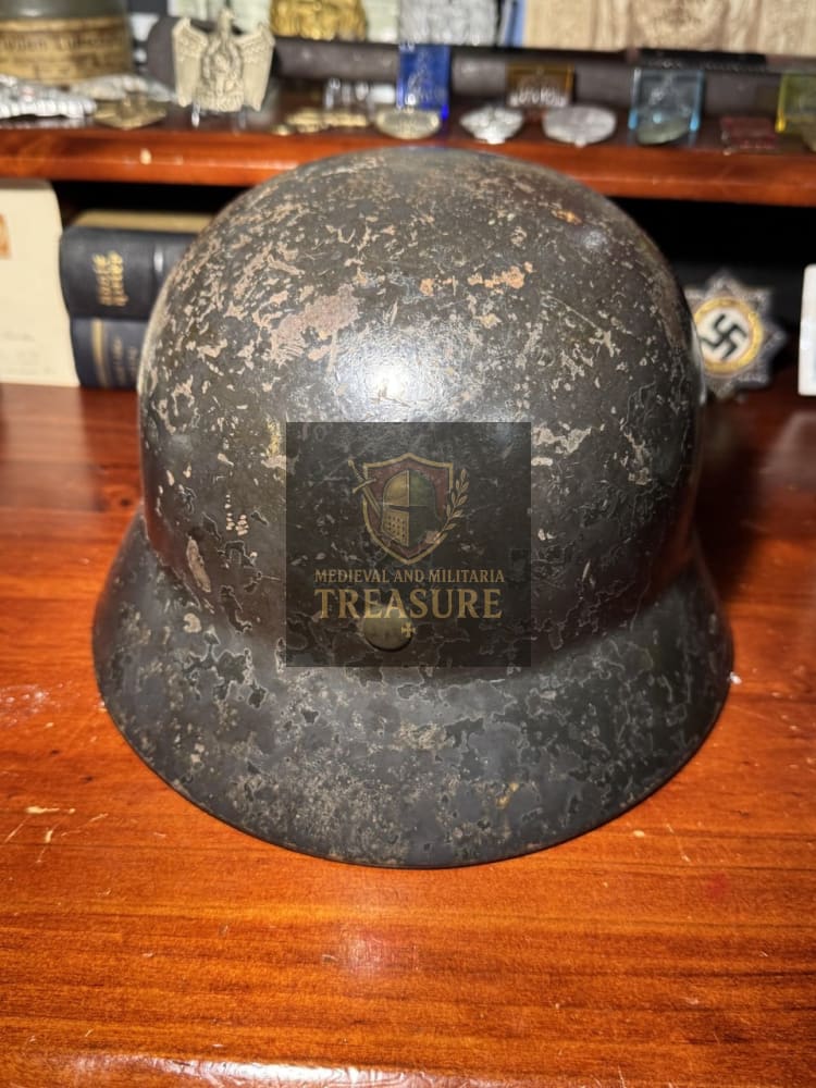 Luftwaffe M35 Helmet – EF64 Named Example