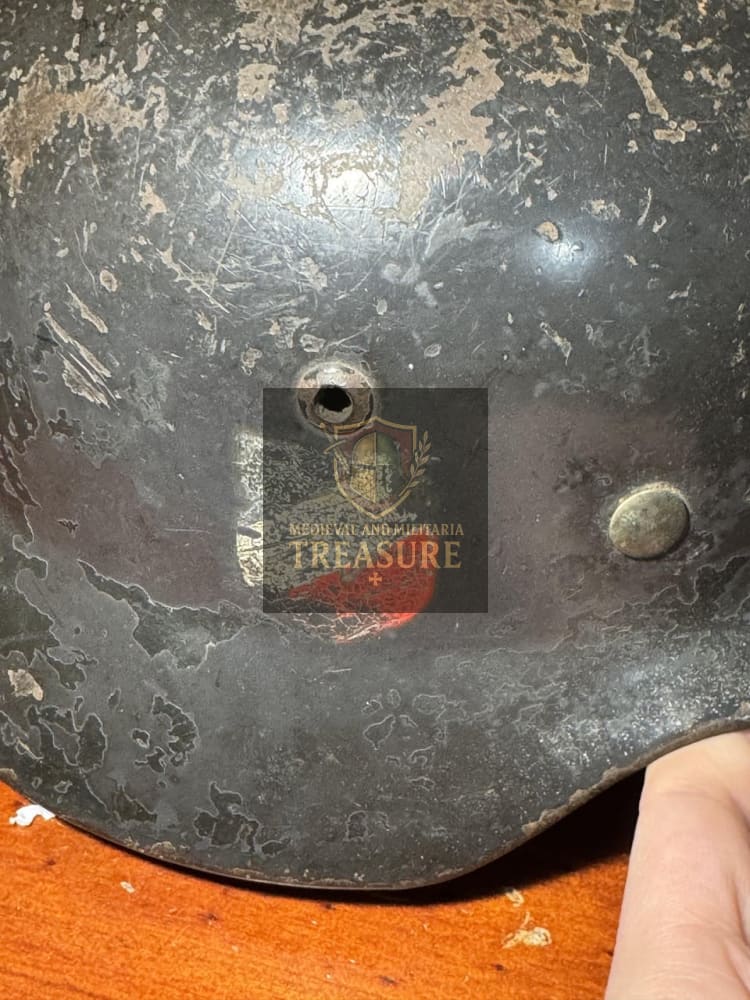 Luftwaffe M35 Helmet – EF64 Named Example