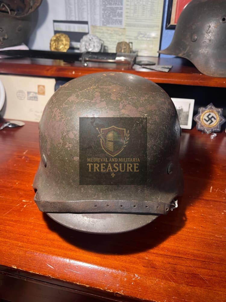 Police M40 Double Decal Combat Helmet – WWII German